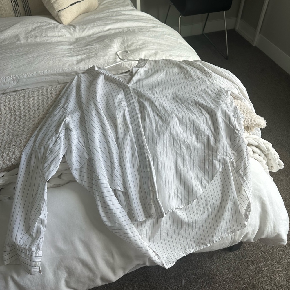 Long Sleeve Button-Down AllSaints Top